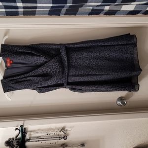 Leopard/Kiss Print Dress Kirna Zabete EUC